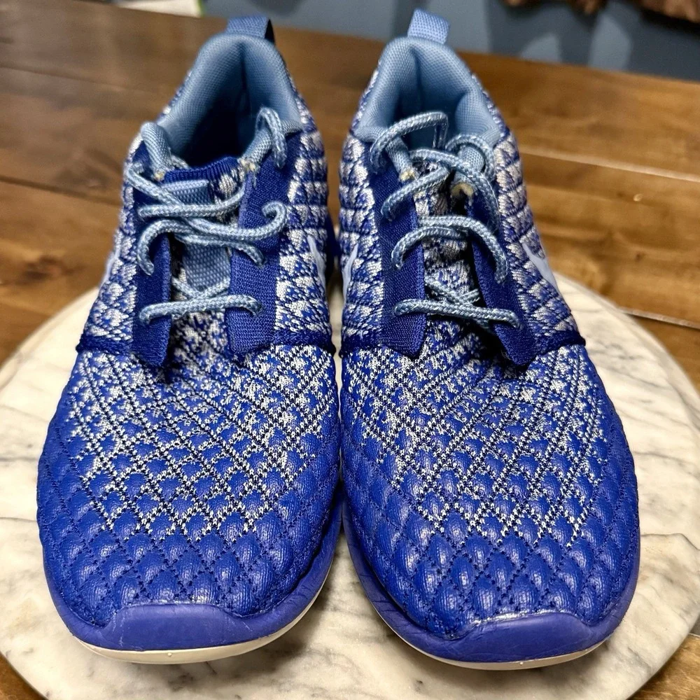 Nike Roshe Two Flyknit 365 Deep Royal‎ Blue 861706-400 Women Sz 8 EU 39 UK 5.5